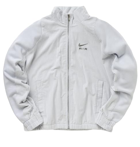 Nike Air Women's Corduroy Fleece Full-Zip Jacket, Pure Platinum